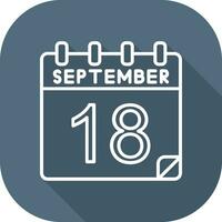 18 September Vector Icon