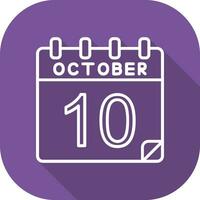 10 October Vector Icon