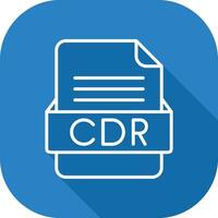 CDR File Format Vector Icon