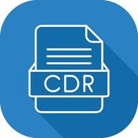 CDR File Format Vector Icon