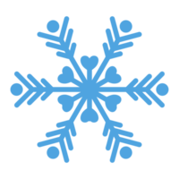 Snowflake clipart for Christmas winter png