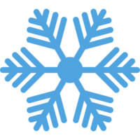 Snowflake clipart for Christmas winter png