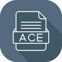 ACE File Format Vector Icon