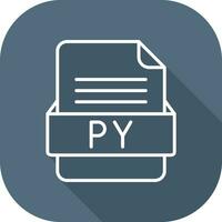 py archivo formato vector icono