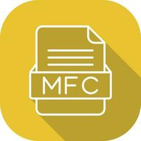 mfc archivo formato vector icono