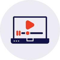 Video Player Vector Icon