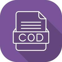 COD File Format Vector Icon