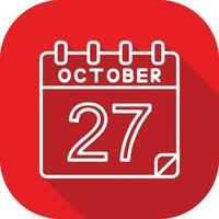 27 October Vector Icon