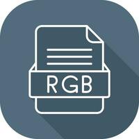 RGB File Format Vector Icon