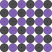 Purple and black circle pattern. Circle vector seamless pattern. Decorative element, wrapping paper, wall tiles, floor tiles, bathroom tiles.