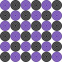 Purple and black circle pattern. Circle vector seamless pattern. Decorative element, wrapping paper, wall tiles, floor tiles, bathroom tiles.