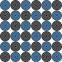 Navy blue and black circle pattern. Circle vector seamless pattern. Decorative element, wrapping paper, wall tiles, floor tiles, bathroom tiles.