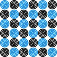 Blue and black circle pattern. Circle vector seamless pattern. Decorative element, wrapping paper, wall tiles, floor tiles, bathroom tiles.