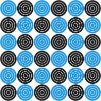 Blue and black circle pattern. Circle vector seamless pattern. Decorative element, wrapping paper, wall tiles, floor tiles, bathroom tiles.