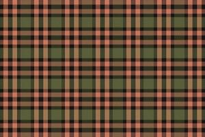 Tartan plaid pattern with texture and coffee color. vector