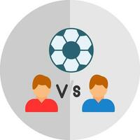 jugador versus jugador vector icono diseño