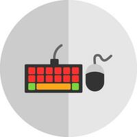 Keyboard And Mouse Vector Icon Design