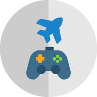 Game plane Vector Icon Design