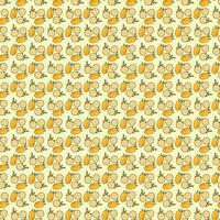 Lemon Seamless Pattern Design vector