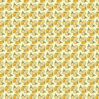 Lemon Seamless Pattern Design vector