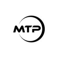 MTP Letter Logo Design, Inspiration for a Unique Identity. Modern Elegance and Creative Design. Watermark Your Success with the Striking this Logo. vector