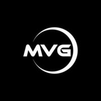 MVG Letter Logo Design, Inspiration for a Unique Identity. Modern Elegance and Creative Design. Watermark Your Success with the Striking this Logo. vector