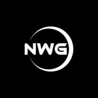 NWG Letter Logo Design, Inspiration for a Unique Identity. Modern Elegance and Creative Design. Watermark Your Success with the Striking this Logo. vector