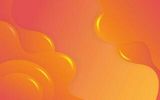 Geometric flowing liquid shapes background with Dynamical colored forms and waves. vector