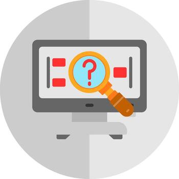 Problem Framing Vector Icon Design