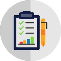 Performance Evaluation Vector Icon Design