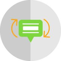 Feedback Loops Vector Icon Design