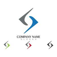 Business corporate S letter logo vector