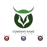 Taurus Logo Template vector icon illustration design