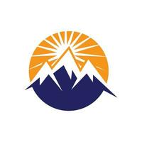 Mountain icon Logo vector