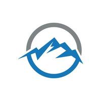 Mountain icon Logo vector