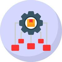 Supply Chain Management Vector Icon Design