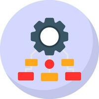 Process Mapping Vector Icon Design