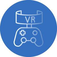 Vr Game Vector Icon Design