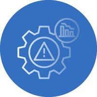 Risk Mitigation Vector Icon Design