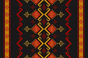 Carpet tribal pattern art. Geometric ethnic seamless pattern traditional. Aztec ethnic ornament print. Mexican style. vector