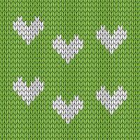 Light green background and white knitted pattern. knitted vector pattern. Seamless gradient pattern for clothing, wrapping paper, backdrop, background, gift card.