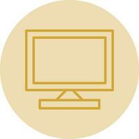 Monitor Screen Vector Icon Design