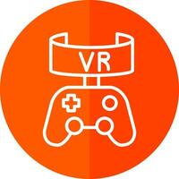 vr juego vector icono diseño