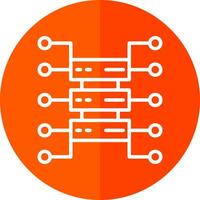 Organizational Structure Vector Icon Design