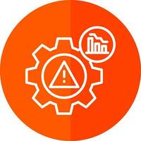 Risk Mitigation Vector Icon Design