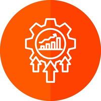 Continuous Improvement Vector Icon Design