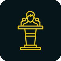 Podium Vector Icon Design