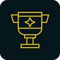 Trophy Vector Icon Design