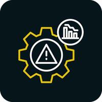 Risk Mitigation Vector Icon Design