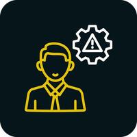 Risk Management Vector Icon Design